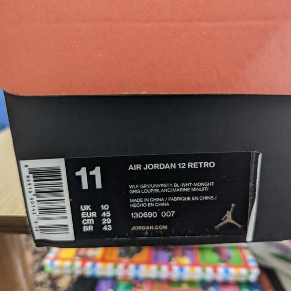 Jordan 12 Retro UNC - Picture 13 of 13